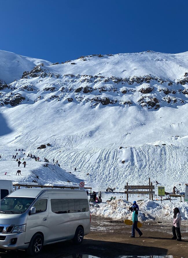 Bus TANDEM en la nieve